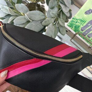 Capital Z Leather Soul Sister Sling Bag in Black